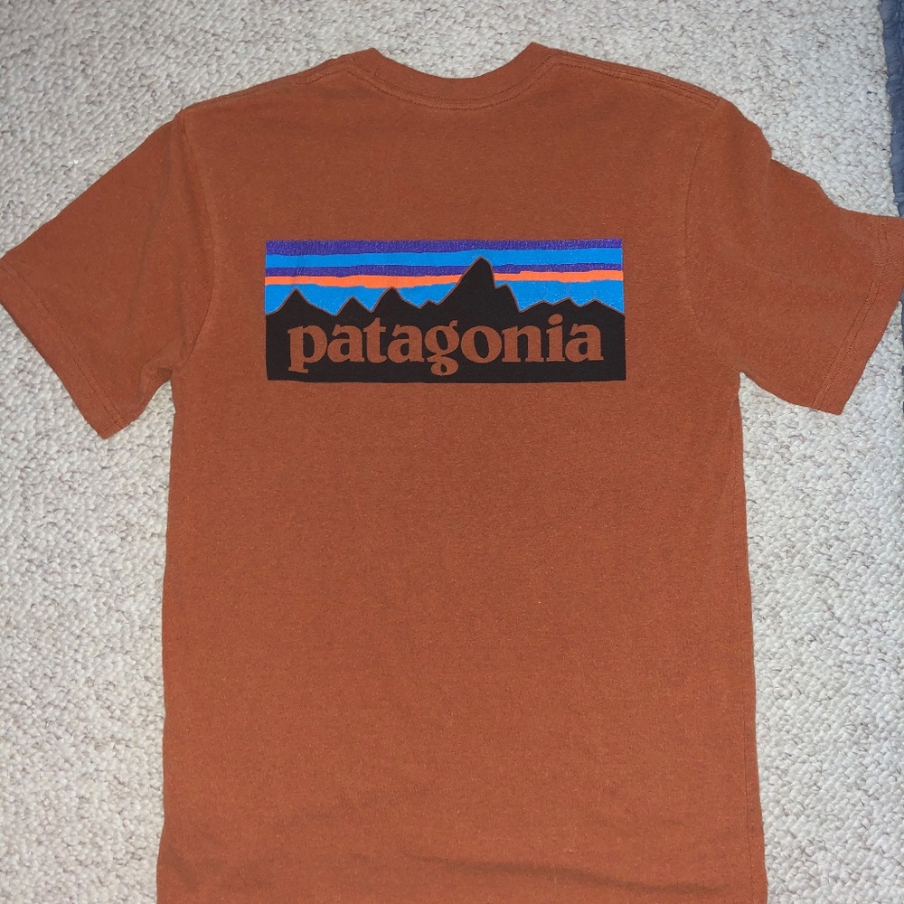 Orange BRAND NEW Patagonia t shirt